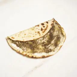 Labneh with Zaatar Mankoushe